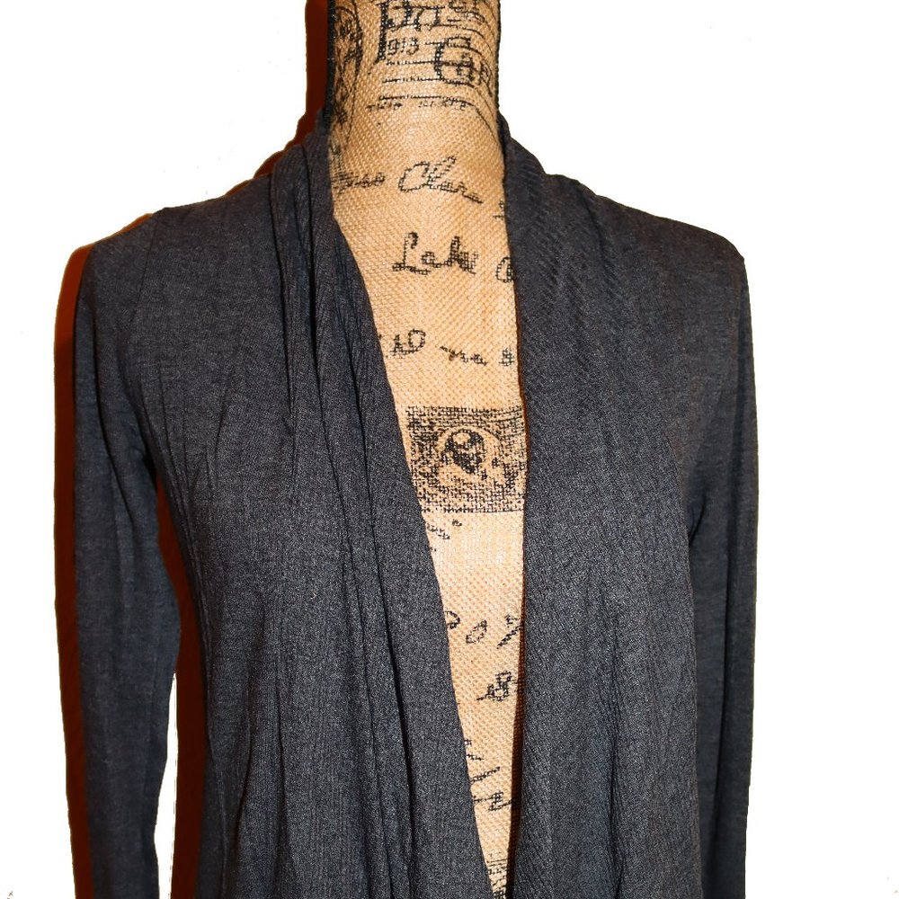 NWOT Grey Open Front Cardigan